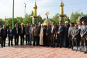 آیین گلباران گلزار مطهر شهدای اراک به مناسبت هفته سلامت برگزار شد