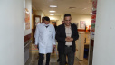 نظارت بر ارائه خدمات درمانی در بیمارستان مهر خنداب با حضور رئیس دانشگاه علوم پزشکی اراک