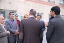 بازدید رئیس دانشگاه علوم پزشکی اراک از سالن غذاخوری دانشجویان مجتمع پیامبر اعظم(ص)