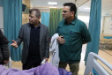 بازدید جانشین رئیس دانشگاه علوم پزشکی اراک در ستاد نوروزی از بیمارستان تامین اجتماعی شازند