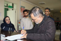بازدید جانشین رییس دانشگاه علوم پزشکی اراک در ستاد نوروزی از بیمارستان امام سجاد(ع) شهرستان آشتیان
