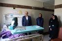 بازدید جانشین رییس دانشگاه علوم پزشکی اراک در ستاد نوروزی از بیمارستان تأمین اجتماعی شازند