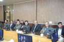 مراسم تکریم و معارفه رئیس شبکه بهداشت و درمان کمیجان برگزار شد