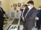 ادای احترام هیئت رئیسه دانشگاه علوم پزشکی اراک به مرحوم دکتر "علی اصغر فرازی"