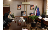 نشست رئیس دانشگاه علوم پزشکی اراک با رئیس و مدیر بیمارستان آیت اله خوانساری
