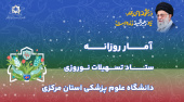 آمار روزانه ستاد تسهیلات نوروزی دانشگاه علوم پزشکی استان مرکزی (جمعه ۲۹ اسفندماه ۱۴۰۴)