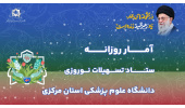 آمار روزانه ستاد تسهیلات نوروزی دانشگاه علوم پزشکی استان مرکزی (پنجشنبه ششم فروردین ماه ۱۴۰۵)