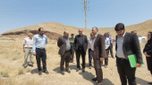 بازدید از محل احداث پایگاه فوریت‌های پزشکی جفتان با حضور رئیس دانشگاه علوم پزشکی اراک