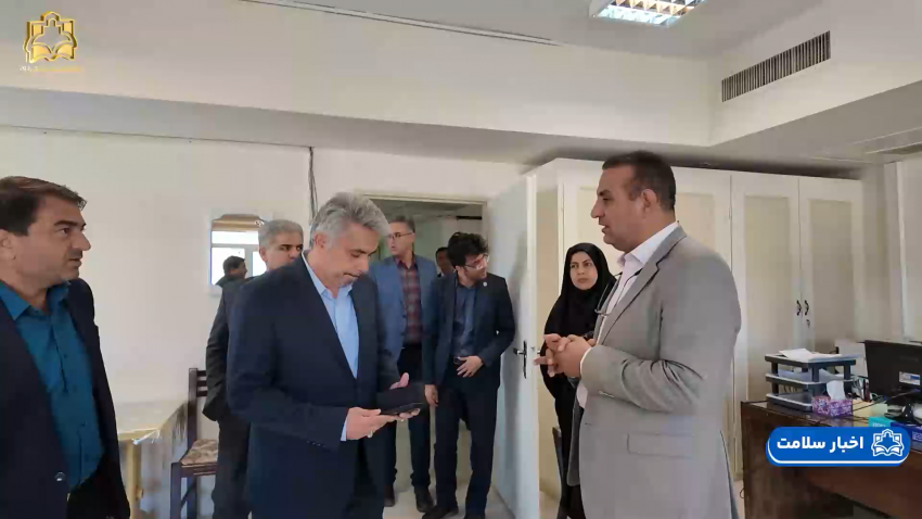 بازدید سرپرست دانشگاه علوم پزشکی اراک از "دانشکده بهداشت"+فیلم