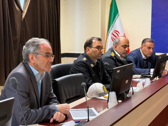 حضور دکتر جواد نظری رییس دانشگاه علوم پزشکی اراک در جلسه روسای ستاد نوروزی دستگاه های استان مرکزی